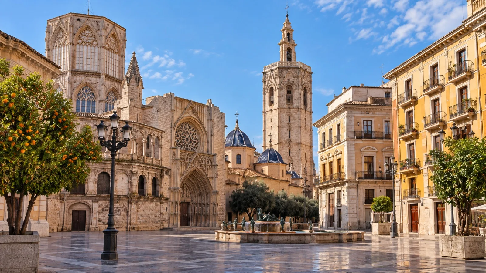 Valencia historic center near cruise hotels