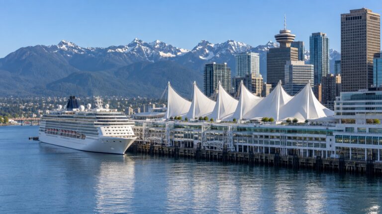 Canada Place cruise terminal on Vancouver's waterfront