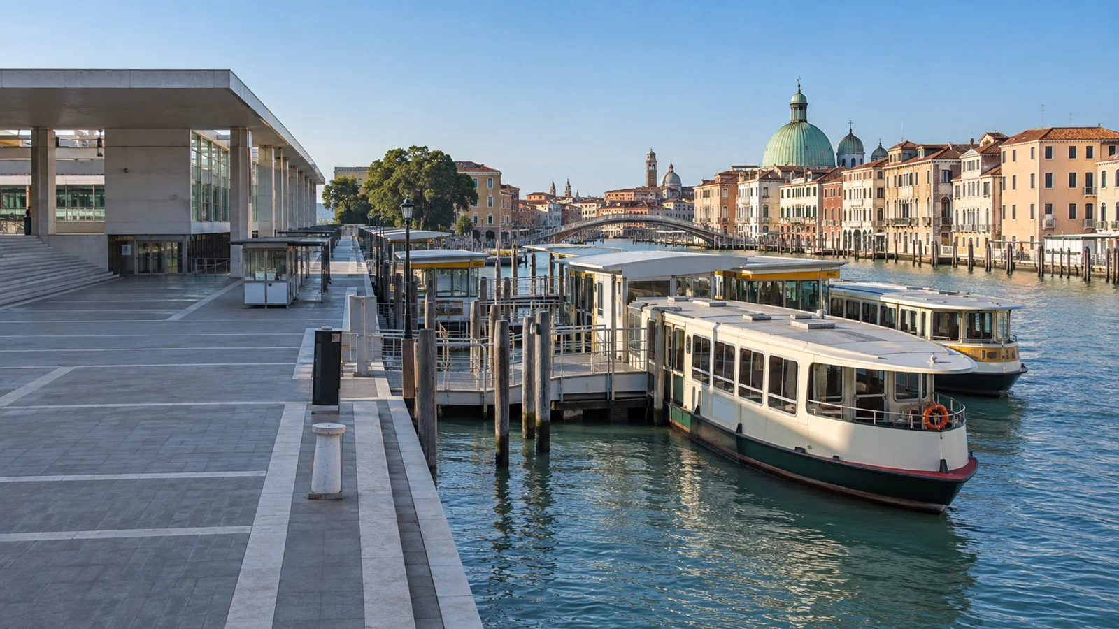 Venice Tronchetto and Piazzale Roma transport area