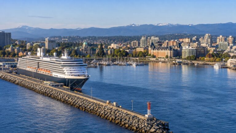 Cruise ship at Victoria's Ogden Point