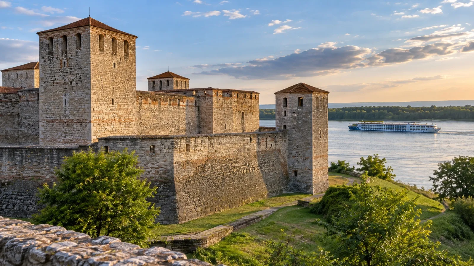 Baba Vida Fortress at Vidin Danube port