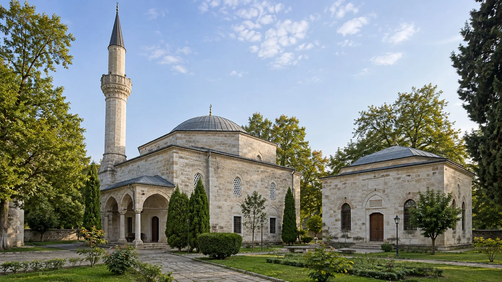 Osman Pazvantoglu Mosque and historic library in Vidin