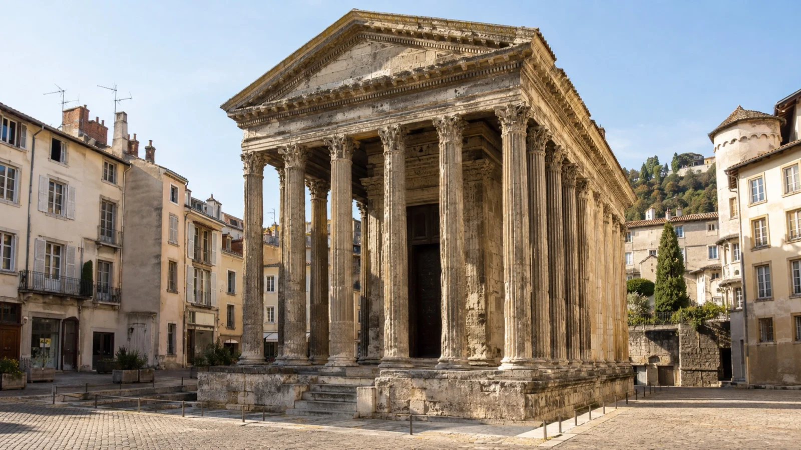 Roman temple in Vienne France