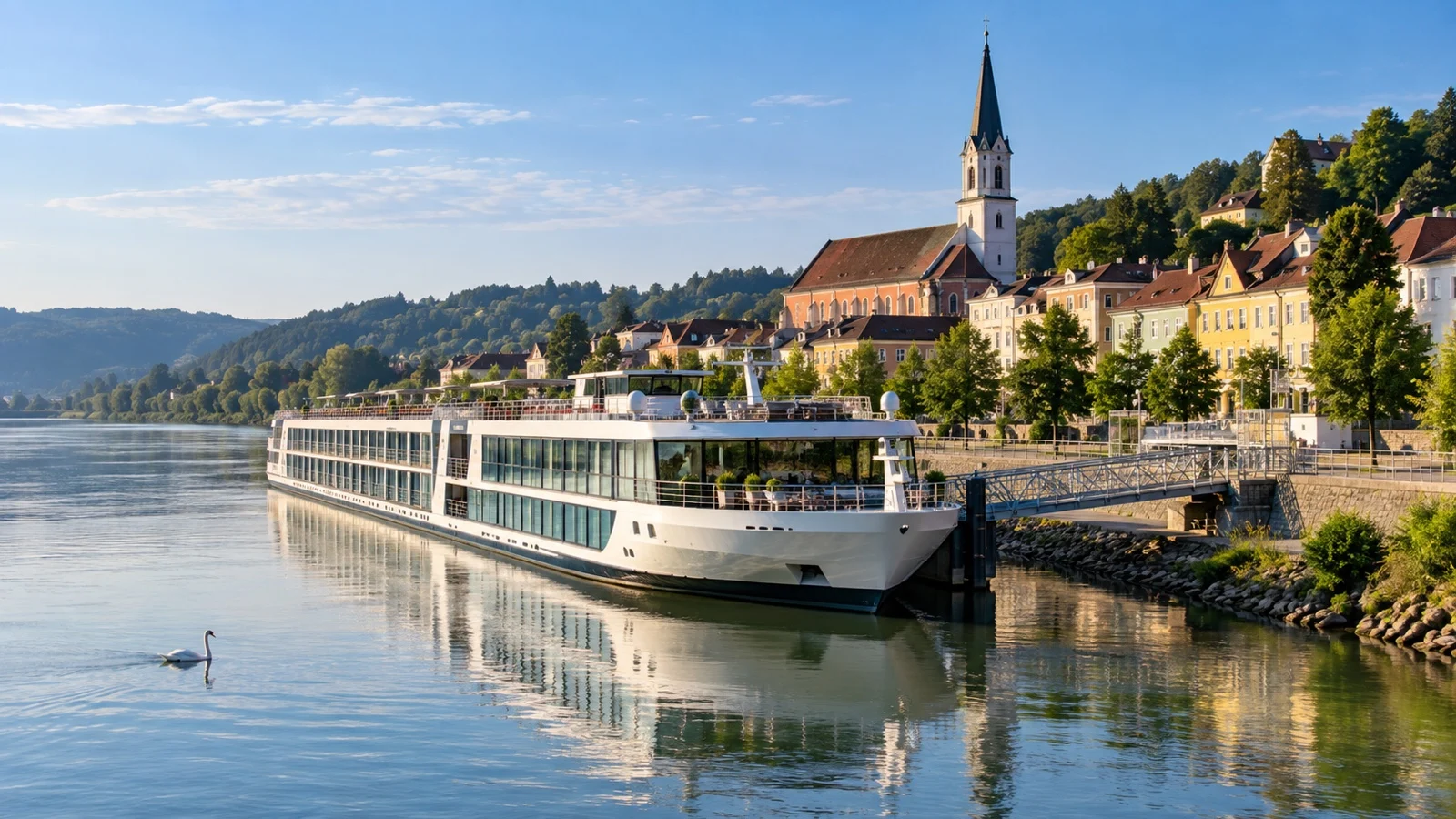 Vilshofen Danube cruise quay