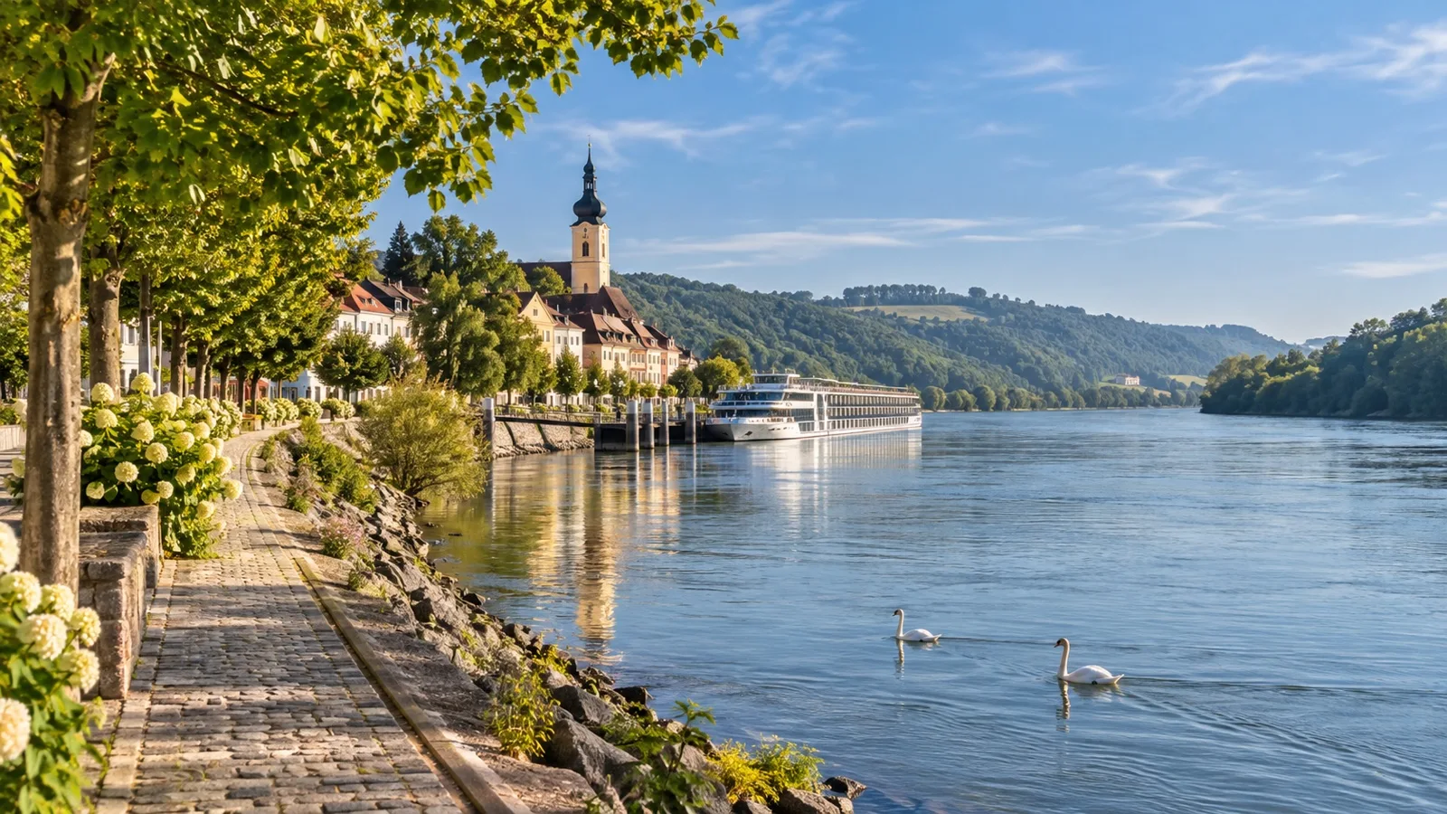 Donaupromenade along the Danube