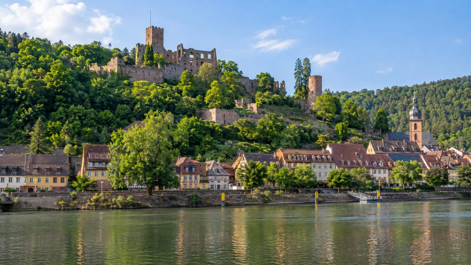 Wertheim Castle ruins above the Main River