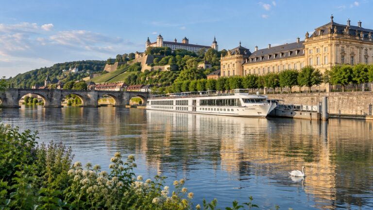 Würzburg Main River cruise quay